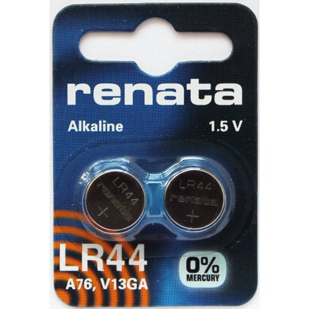 LR44 AG13 RENATA Alkaline Button Cell Watch Battery 2 PACK Walmart