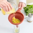 thumbnail image 3 of Descuento Extra en Tu Compra, Embudo de plástico de gran diámetro para cocina, dispositivo para separar y golpear aceite doméstico, para verterlo, para filtrar y envasar multiusos Akmoler, 3 of 8