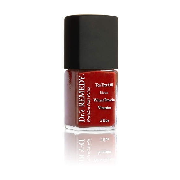 Dr.'s Remedy Enriched Nail Polish, RESCUE RED, 0.5 Fluid Ounce