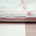 thumbnail image 5 of SUSSEXHOME Mint Meets Pink %100 Cotton Duvet Cover Set Pink, Queen Size Duvet Cover, 1 Duvet Cover, 1 Fitted Sheet and 2 Pillowcases, Iron Safe, Hypoallergenic, Breathable Bedding Set, 5 of 7