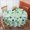 Football And Volleyball, variant on Football and Basketball White Pattern Round Tablecloth 70"x70", Wrinkle Resistant Wipeable Table Cover for Kitchen Dining Room Picnic Patio and Party