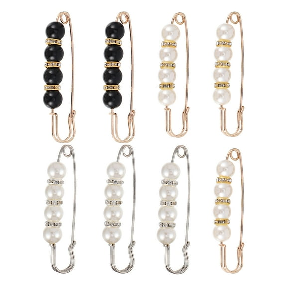 8Pcs Elegant Brooch Pin Decoration Buckle Pin Jewelry Brooches for Clothes