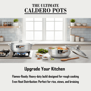 Caldero Pot Metal Finish | 40cm