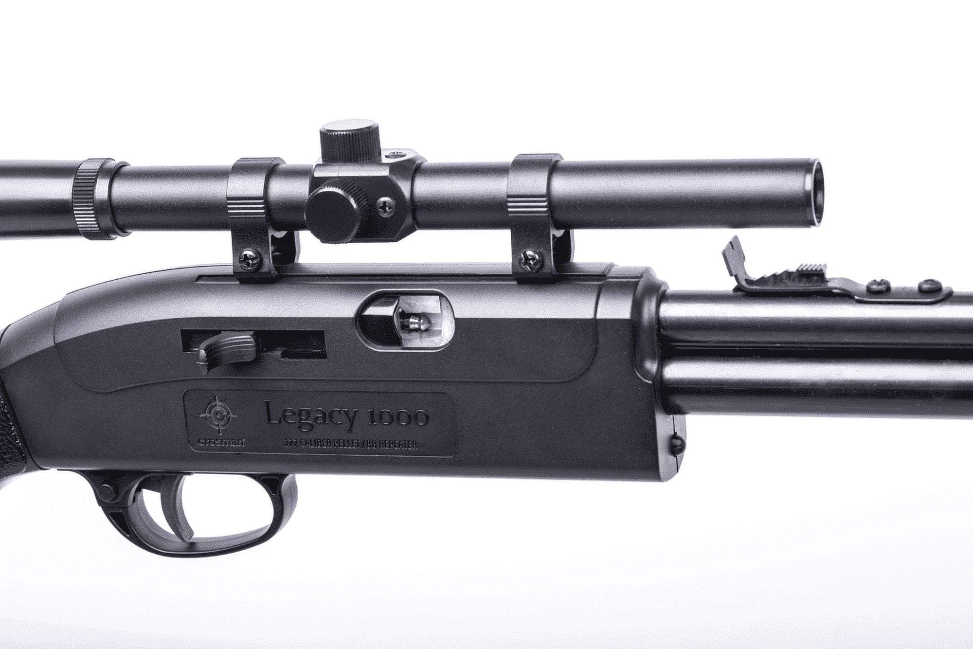 Crosman Legacy 1000 .177 Air Rifle, Variable Pump, BB or Pellet,  750-1000FPS. 