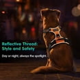 thumbnail image 3 of For Large Dogs Anti Pull Harness No Pull Safety Harness Dogs Chest Harness Soft Padded Breathable,Orange, M, 3 of 5