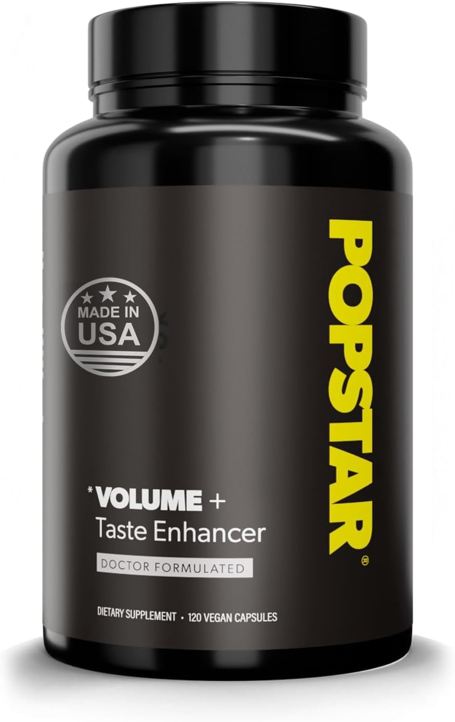 Popstar Semen Volume Supplement - Men's Semen Health & Fertility - Doctor Formulated with Zinc - 1 Month Supply