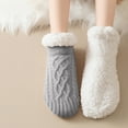thumbnail image 6 of Bnwani Socks for Kids Winter Warm Floor Thick Non-Slip Socks Blue 6-8 Years 2 Pack, 6 of 9