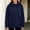 Navy plus size zip up sweaters a1, variant on SSZMDLB Women Plus Size Hooded Sweaters Fall Winter Long Sleeve Zip Up Casual Loose Fit Blouses Soft Fleece Pullover Tops, Army Green L