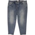 thumbnail image 1 of William Rast Womens Sweet Mama Cropped Jeans, Blue, Plus Size, 18W, 1 of 3