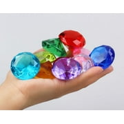 Giddyup! Buck's Clear Colorful Assorted Pirate Gems 24 Gems