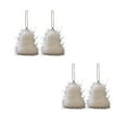 thumbnail image 3 of EWASWON White Christmas Tree Ornaments Set - Foam Hanging Decorations with Bells, Star, Pine Cones, Gift Boxes - Lightweight Holiday Decor, 3 of 6