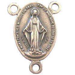 Sacred Heart - Our Lady of Grace Center - Pewter (2 cm-0.8')