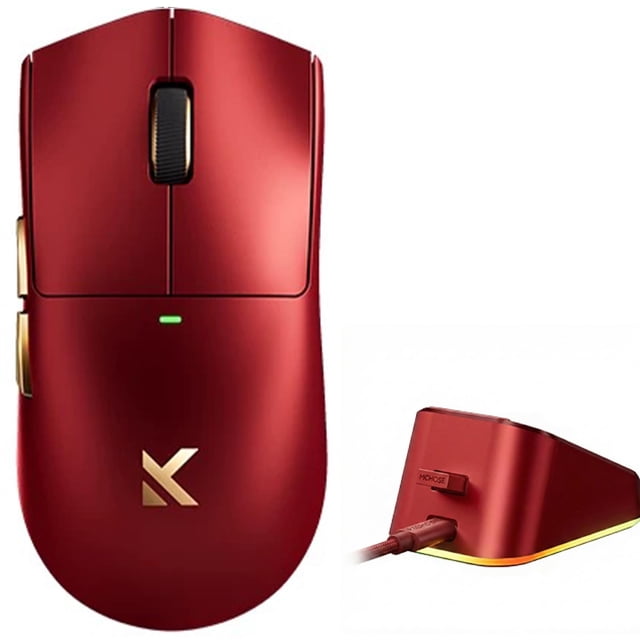 Mouse gamer inalámbrico Hyekit K7 Ultra 42K DPI, 5 botones