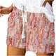 thumbnail image 1 of Mujeres Pantalones Cortos con Bolsillos Impresos Detalle Vendaje, Casual Y Suelto Ajuste Pantalones Cortos de las Mujeres para el Verano, 1 of 5