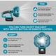 thumbnail image 4 of Ventilador Multifunción con Luz LED, Ventilador Inalámbrico de Mano para Lugar de Trabajo Makita Bosch DeWalt Milwaukee Batería de Litio de 14,4-18 V para Exteriores y Emergencias, Control Remoto, 3 Modos, Temporizador, 4 of 18