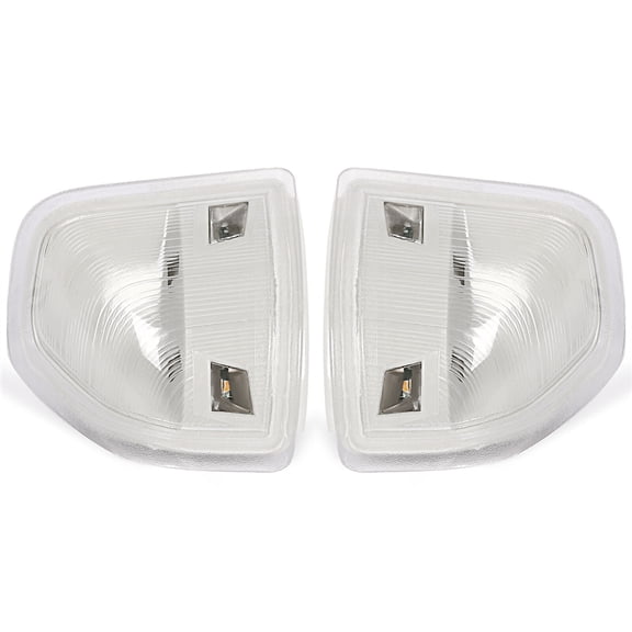 Furulu LED Side Mirror Turn Signal Lights Clear Lens Amber For Dodge Ram 1500 2500 3500