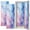 Color 4, variant on 2 Pcs School Locker Magnetic Wallpaper 12" x 36" Baby blue Gingham plaid check surface design Reusable Removable Locker Accessories Back to School Supplies