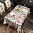 thumbnail image 2 of Pioneer Flower Floral Print Pattern Rectangle Tablecloth 60"x120",Waterproof Polyester Rectangle Table Cloth, Wipeable Spillproof Polyester Tablecloth for Dining, Camping, Indoor and Outdoor, 2 of 6