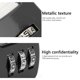 thumbnail image 5 of Tmvgtek Candado De Contraseña De Combinación De Código De 3 Dígitos De Zinc Mini Candado Para Estuche De Transporte (Negro) Tmvgtek Para estrenar, 5 of 7
