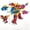 A-3 in 1, variant on Keeppley Zyuden Sentai Series Building Blocks 3 in 1 Mecha Dragon God Dinosaur Model Educational Toy Splicing Children Gift