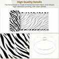 thumbnail image 4 of Linen Drum Lampshades Abstract Zebra Print Black White 13"x13"x10" Light Shade for Table Lamps Floor Lamp Shades Lampshade Replacement Assembly Required, 4 of 8