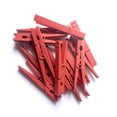 thumbnail image 4 of Pinzas para ropa LWR CRAFTS de madera, tamaño grande, 8,4 cm, 30 unidades, color rojo, 4 of 7