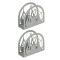 thumbnail image 2 of Metal Upright Napkin Holder, Stainless Steel Burr Free Napkin Holder Stable Base  For Home Freighter, 2 of 8