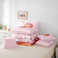 thumbnail image 6 of jejeloiu Baseball Sport Game 7pcs Bedding Comforter Set,Pink Cute Bows Queen Bedding Sets For Girls Kids Reversible, 6 of 8
