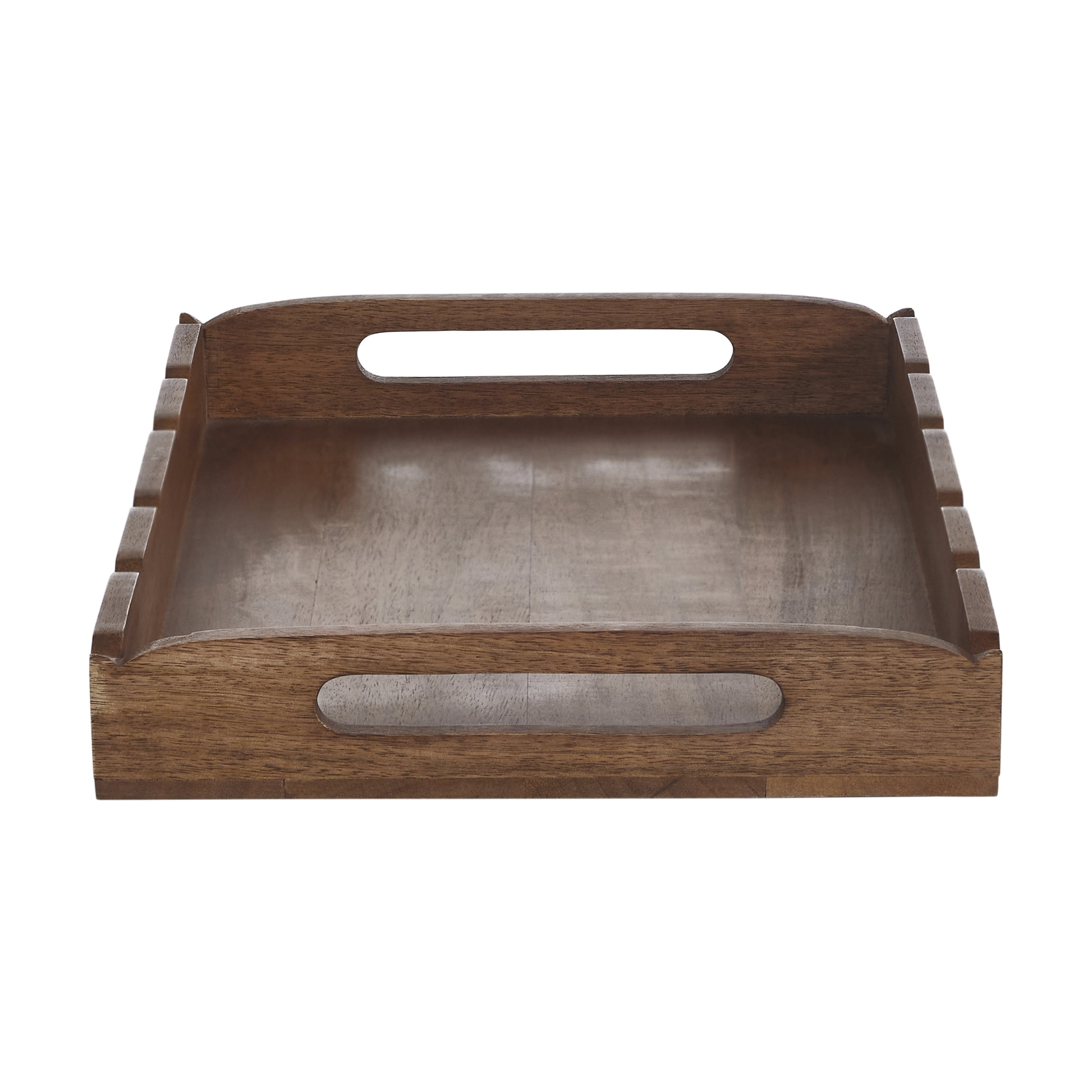My Texas House 18" x 12" Natural Mango Wood Decorative Tray