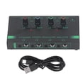 thumbnail image 2 of Distribuidor de auriculares, Amplificador de auriculares de 4 canales tipo c fuente de alimento control independiente para transmisión en vivo en tiempo real, 2 of 7