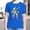 Blue, variant on Kids' Fun Banana Graphic Print T-Shirt Summer Short Sleeve Crewneck Tee Top for Boys and Girls Trendy Fruit Pattern Summer Soft Breathable Casual School Clothes Ages 2-14 Years
