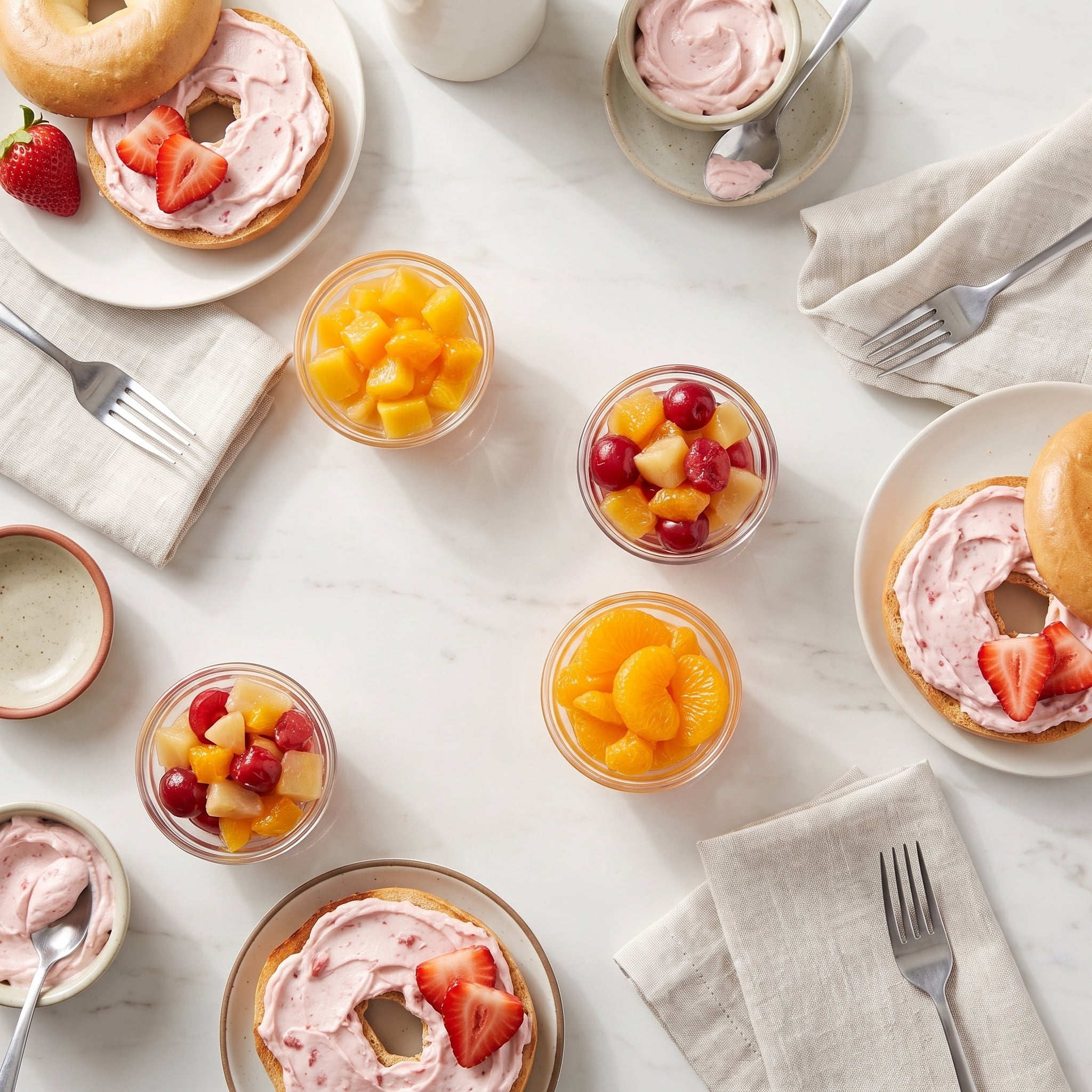 Bagel and Fruit Cup Meal Bundle