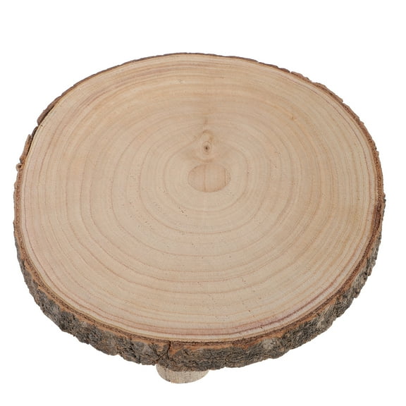 unbranded Rustic Wooden Stand Dessert Serving Stand Decorative Cake Holder Flower Pot Display Holder