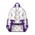 thumbnail image 3 of Princess Unicorn Star Pattern Backpack for School,Cute School Bag,Schoolbag with Adjustable Shoulder Straps & Padded Back,15.25"x11.5"x5.25", 3 of 5