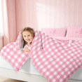 thumbnail image 5 of Erosebridal Mauve Satin Bow Ribbon Twin Bedding for Girls, Romantic Floral Print Bedding Comforter Set, Pink Reversible 7-Piece, 5 of 6