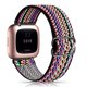 thumbnail image 5 of CHAO Correa de reloj elástica tejida colorida con hebilla ajustable Pulsera de reloj personalizada para mujeres y hombres C, 5 of 5