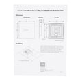 thumbnail image 2 of LCT 81C/T Low-Profile Lay-In 2' x 2' Ceiling Tile Loudspeaker with 200 mm (8 in) Driver, 2 of 8