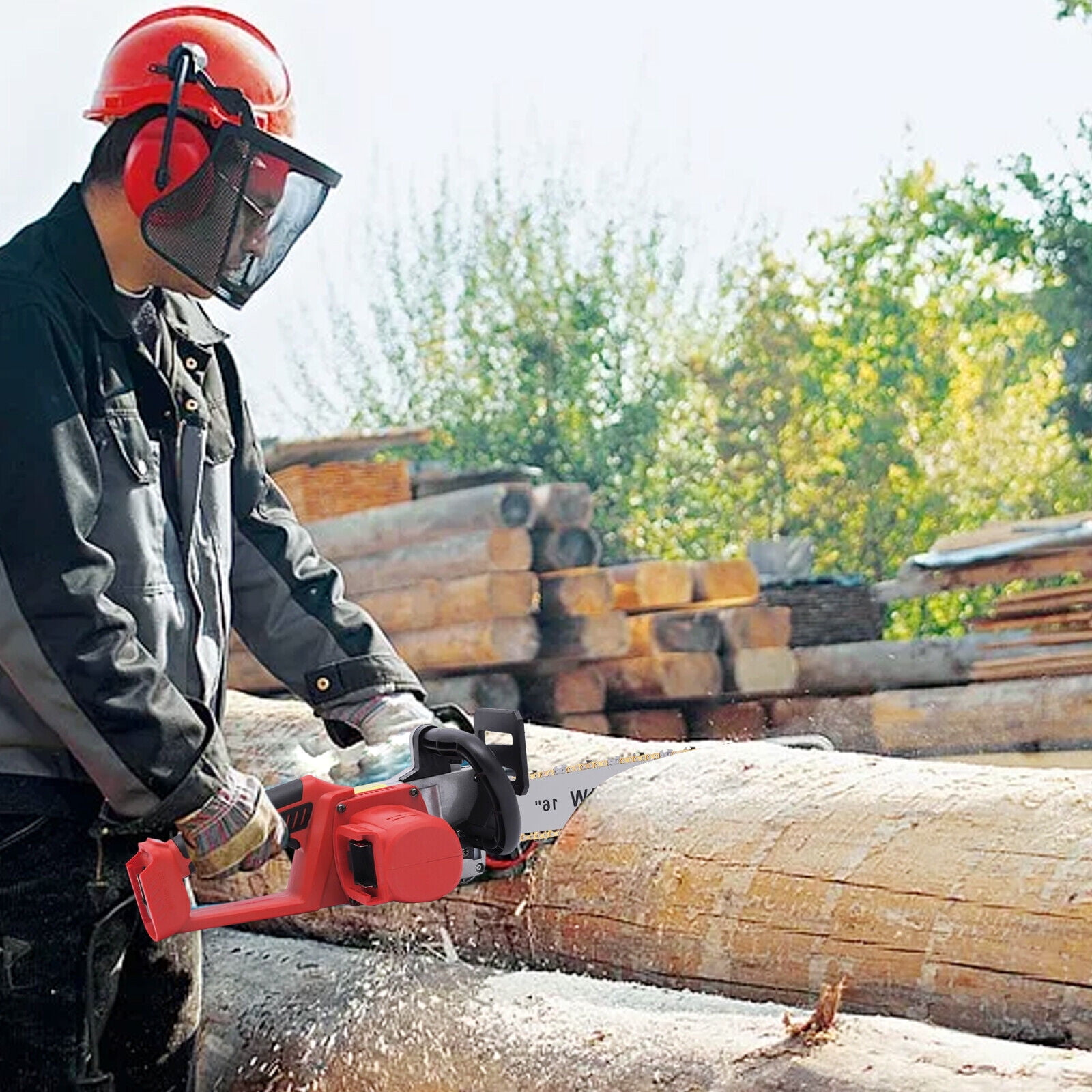 2000W 16" Chain Saw for Homes, Wood Processing Plants, Farms, Ranches