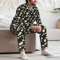 thumbnail image 7 of Sikiie Daisy Mens Pajama Set, Soft Warm Long Sleeve Sleepwear, Cozy Button-Down Pjs for Men-XX-Large, 7 of 7