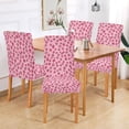 thumbnail image 2 of Yayeee 2 Pack Dining Chair Covers Stretch Parson Chairs Slipcovers Seat Protector, Strawberry Bliss, 2 of 6