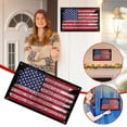 thumbnail image 2 of Chmadoxn American Flag Metal Sign Wall Decor Farmhouse Door Sign Patriotic American Flag Metal Hanging Sign Village Labor Day Metal Plaque for Home Office Decor, 2 of 9