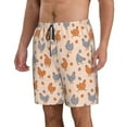 thumbnail image 2 of Naloa Funny Chicken Men's Beach Shorts, Surfing shorts, Swim trunks, Quick Dry Swim Trunks for Surfing Beach Fun - Small, 2 of 9