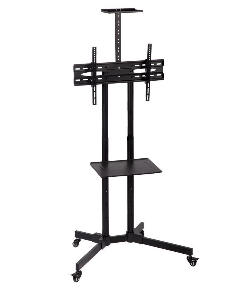 TV Cart Stand Plasma LCD LED Flat Screen Panel w/ Wheels Mobile Fits 32