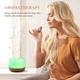 thumbnail image 3 of Aromatherapy Essential Oil Diffuser for Room: Air Humidifier Aroma Scent Cool Mist Diffuser Colorful Lights Wood Cute Small Large Waterless Auto Off Ultrasonic Diffusers for Home Bedroom (300ml), 3 of 8