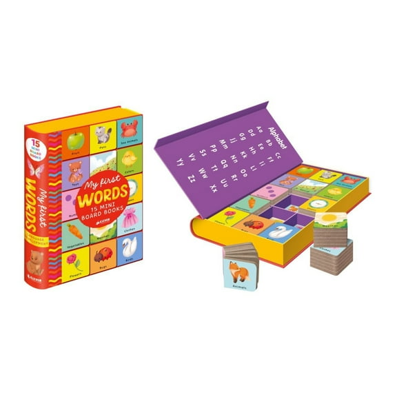 Clever Mini Board Books My First Words: 15 Clever Mini Board Books, (Board Book)