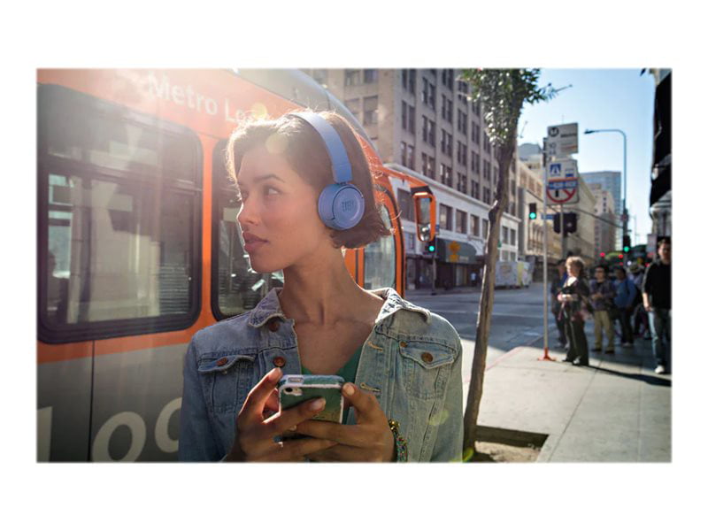 dragt Knoglemarv siv JBL T450BT - Headphones with mic - on-ear - Bluetooth - wireless - blue -  Walmart.com