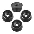 thumbnail image 5 of Uxcell 4pcs Rubber Feet Bumpers Pads with a metal washer Black 26x21x13mm, 5 of 5