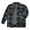 Black, variant on Victory Men's Brawny Sherpa-Lined Flannel Jacket - RED/BLK - M