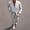 Gray, variant on 2 Piece Men's Suits Slim Fit Single Button Open Front Tuxedo Suit Long Sleeve Lapel Suit Blazer and Pant for Wedding Prom Business