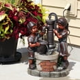 thumbnail image 5 of Sunnydaze Jack and Jill at Farmhouse Pump Polyresin Outdoor Water Fountain, 5 of 13